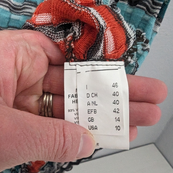 Vintage M. Missoni zigzag stripe corset sleeveless sweater - Picture 3 of 9